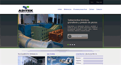 Desktop Screenshot of aditek.es