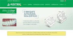 Desktop Screenshot of aditek.com.br